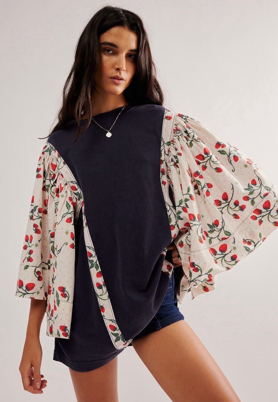 NWT Free People Folklore Tee Size L